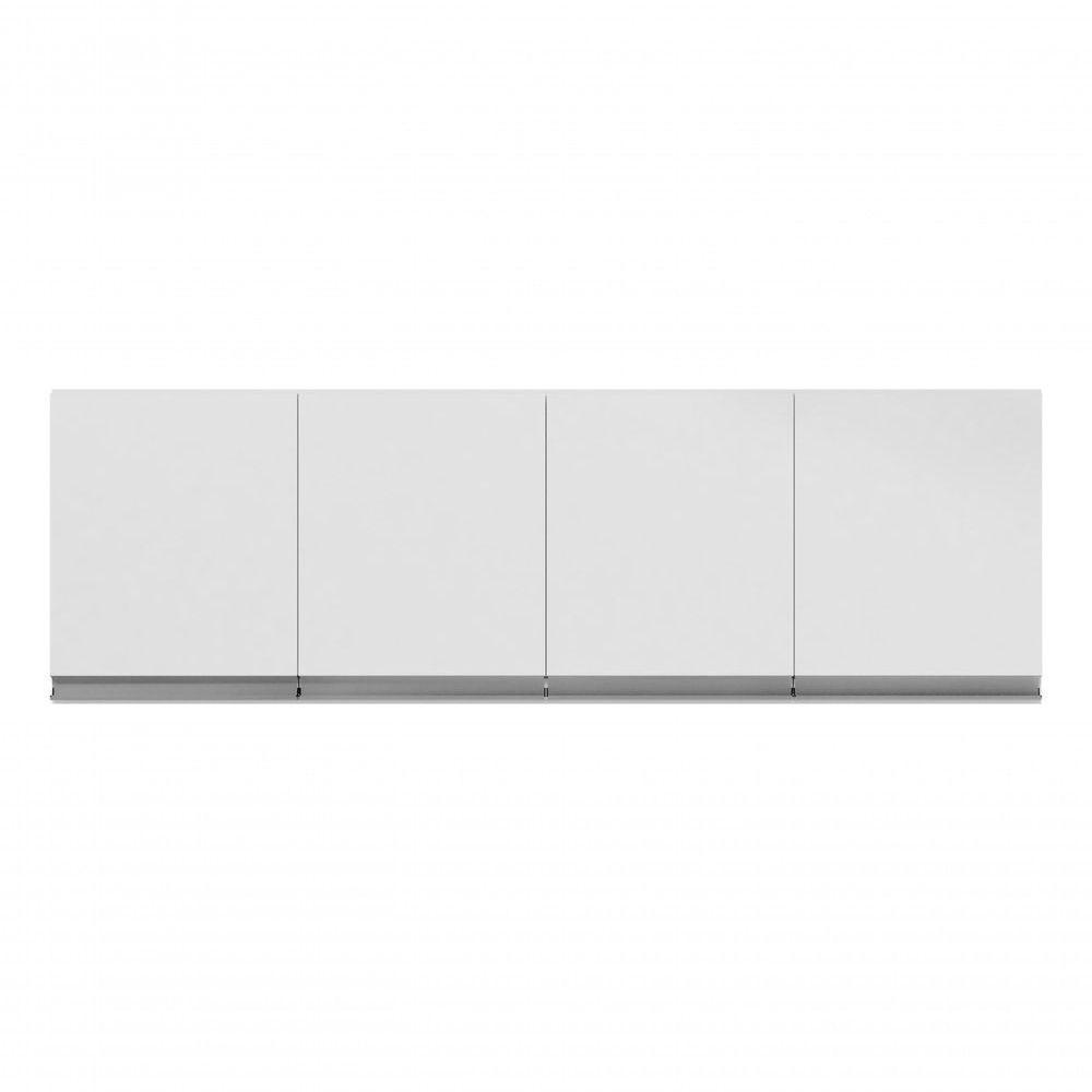 Aéreo Armário Multiuso Andreia P/cozinha 160cm Ajl Cor Amêndoa/preto - 1