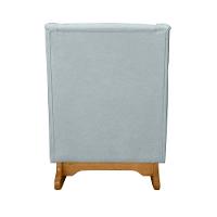 Cadeira De Amamentação Poltrona Balanço áquila C/puff Boucle Cinza