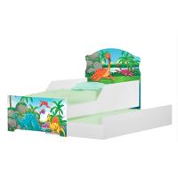 Mini Cama Infantil Com Auxiliar Pop Dinos Amigos - 3