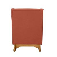 Sofá Cadeira De Amamentação Poltrona Balanço áquila C/puff Boucle Terra Cota