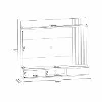 Painel Suspenso -lets - Cinamomo / Off White - Hb Móveis - 5