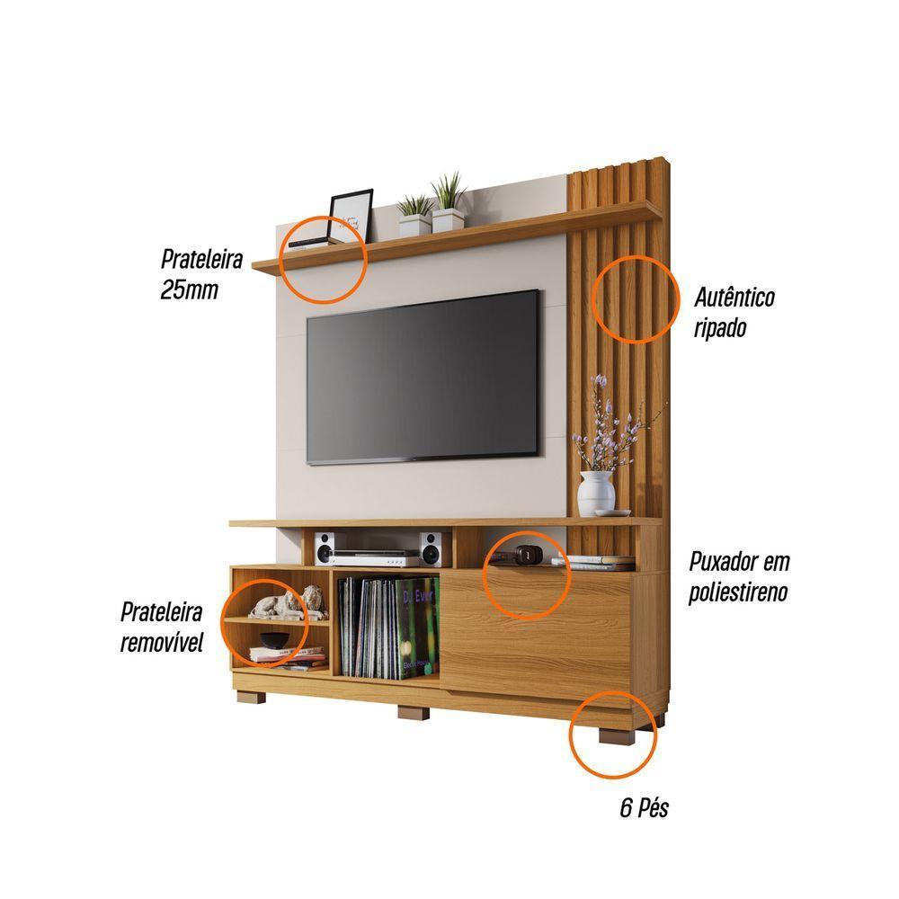 Home Theater Artheo - Cinamomo Off White - Hb Móveis - 5