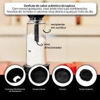 Tapioqueira Polvilhador Dispenser Farinha Goma Peneira Armazena Máquina Biju Tapioca Temperos Manual - 6