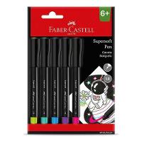 Caneta Supersoft Pen 1.0mm Bpsses5zf 5 Cores - Faber Castell - 1