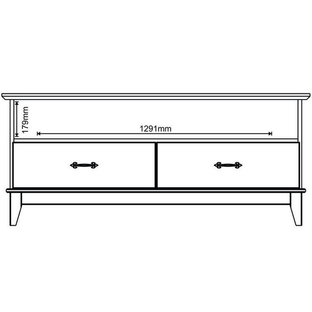 Kit Rack Para Tv De 55" E Aparador Para Sala 100% Madeira Lídia Carvalho - 3