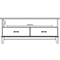 Rack Para Tv De Até 55" E Aparador Para Sala 100% Madeira Lisboa Carvalho - 6