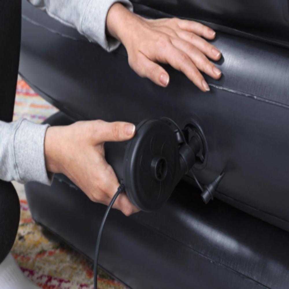 Sofá Cama Casal Inflável 5 Em 1 Multifuncional Poltrona Dupla 300kg Reclinável Sala Quarto Viagem - 7