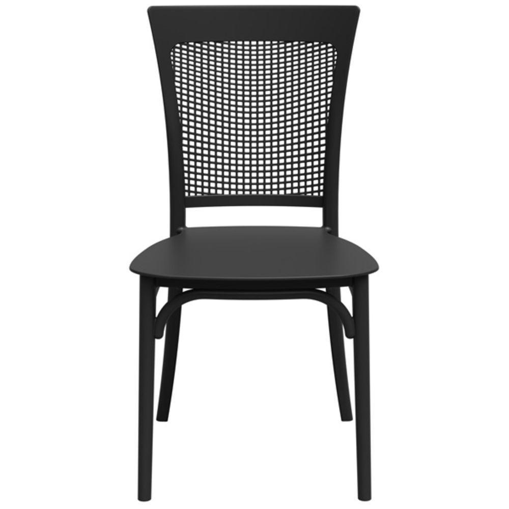 Cadeira Jardim-varanda Robust Palha De Polipropileno – Tk Preto - 2