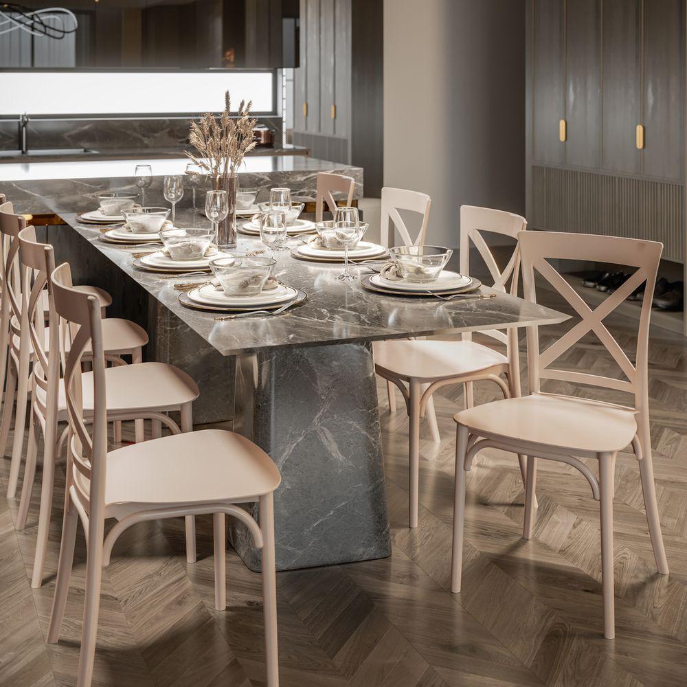 Cadeira Jardim-varanda Robust Cross De Polipropileno – Tk Natural - 4