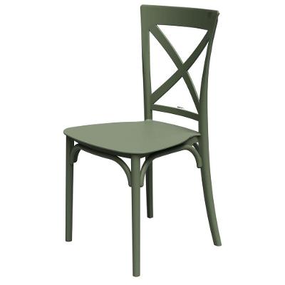 Cadeira Jardim-varanda Robust Cross De Polipropileno – Tk Verde