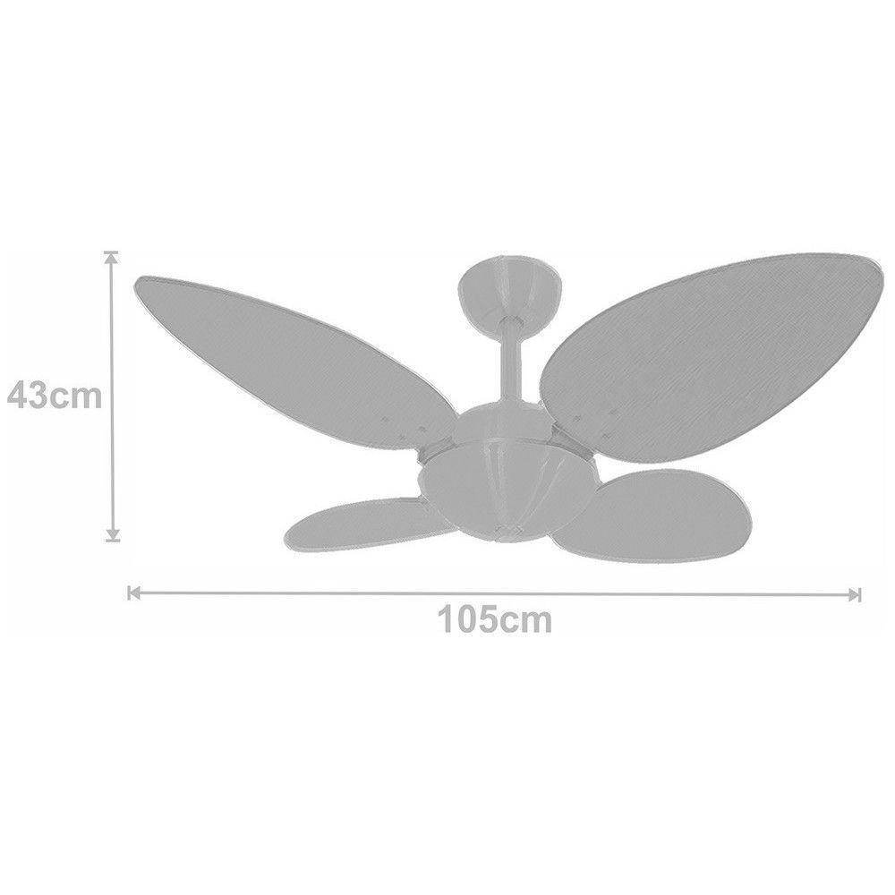 Ventilador De Teto Office Prince Premium Natural 127V - 4