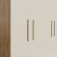 Guarda Roupa Casal Ipé 6 Portas Freijó Off White Fosco - Kits Paraná - 3