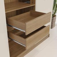 Guarda Roupa Casal Ipé 6 Portas Freijó Off White Fosco - Kits Paraná - 5