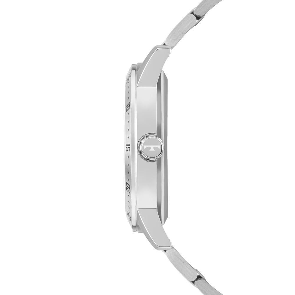 Relógio Technos Masculino Militar Prata - 2115uar/1k - 2