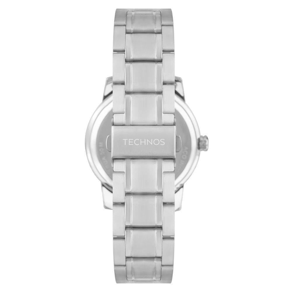 Relógio Technos Masculino Militar Prata - 2115uar/1k - 3