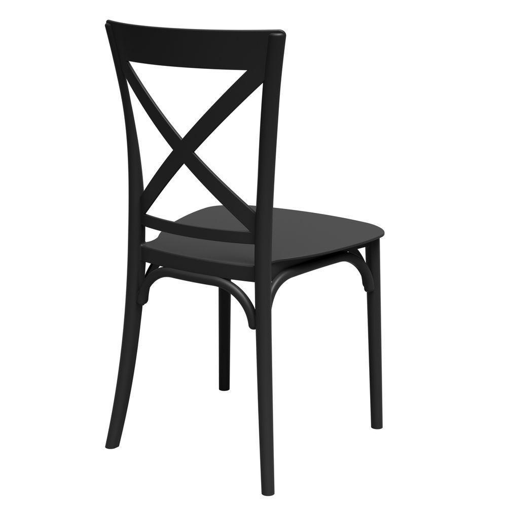 Cadeira Jardim-varanda Robust Cross De Polipropileno – Tk Preto - 3