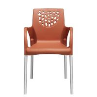 Cadeira Jardim Gourmet Deluxe De Polipropileno - Tk Terracota - 2