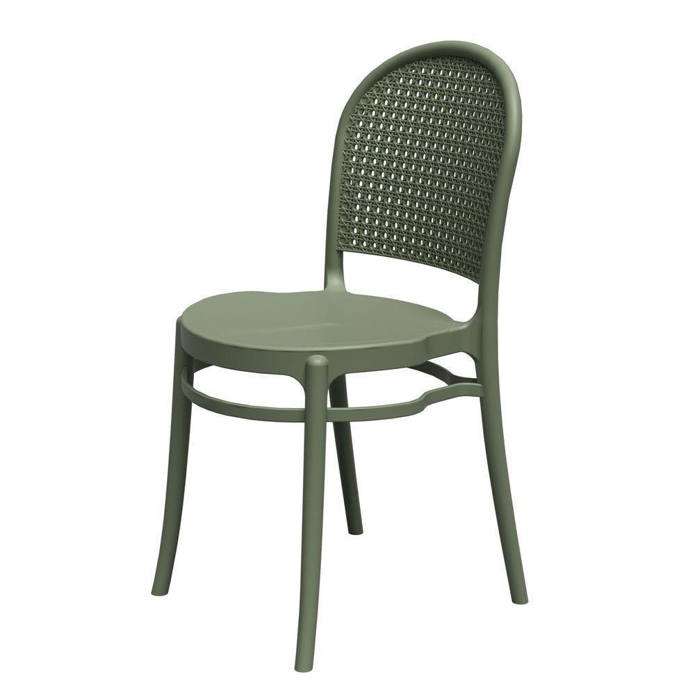 Cadeira Jardim Retro Telinha De Polipropileno – Tk Verde - 1