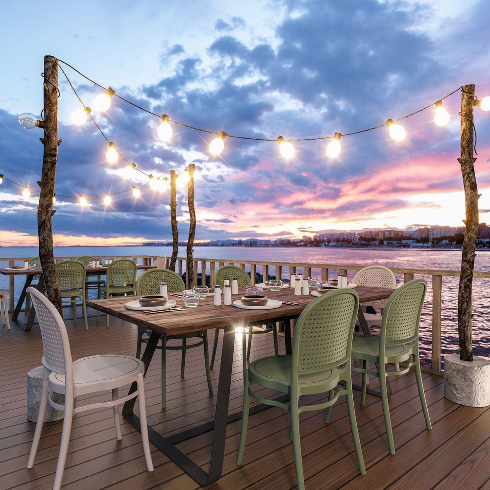 Cadeira Jardim Retro Telinha De Polipropileno – Tk Verde - 3