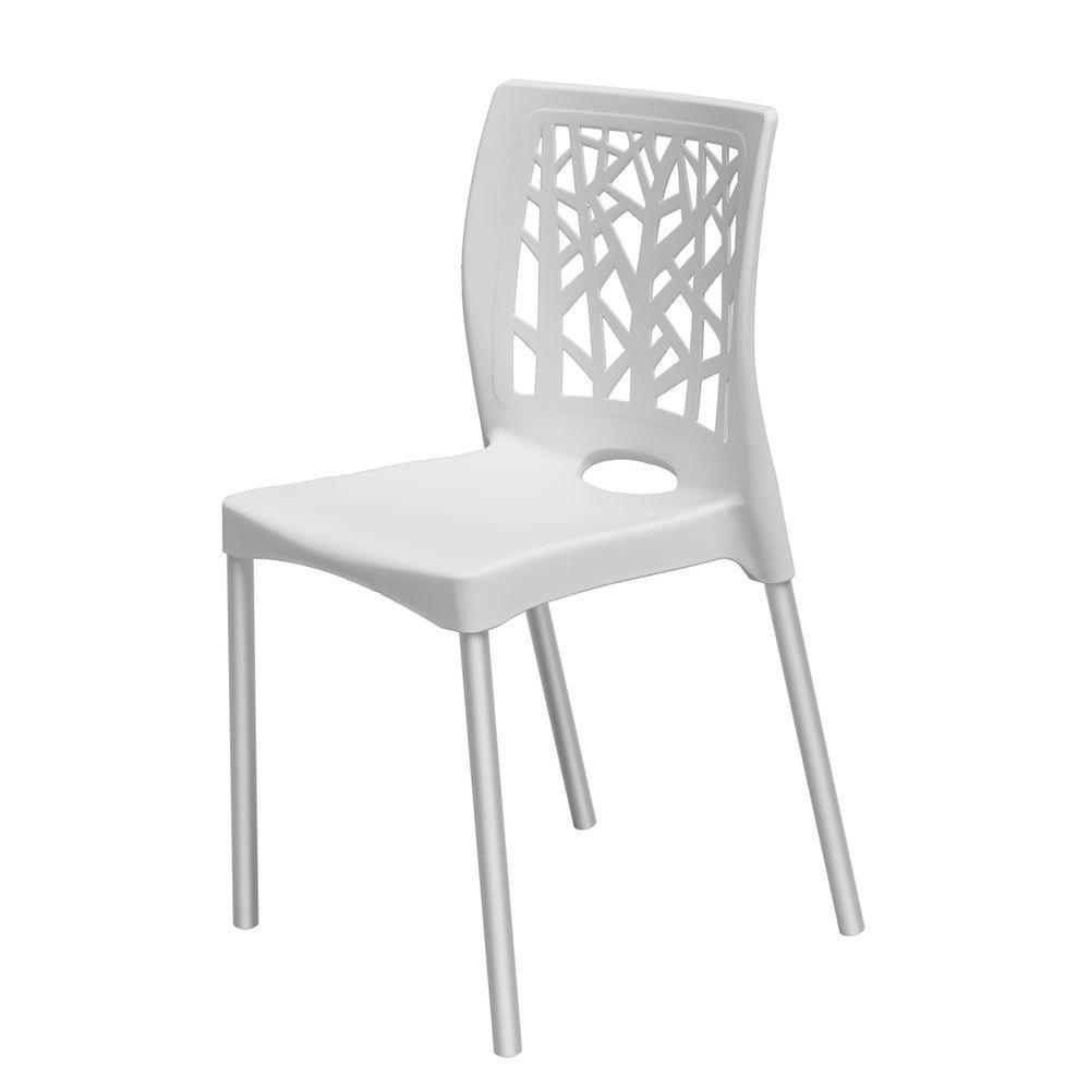 Cadeira Jardim Gourmet Nature De Polipropileno – Tk Branco - 1