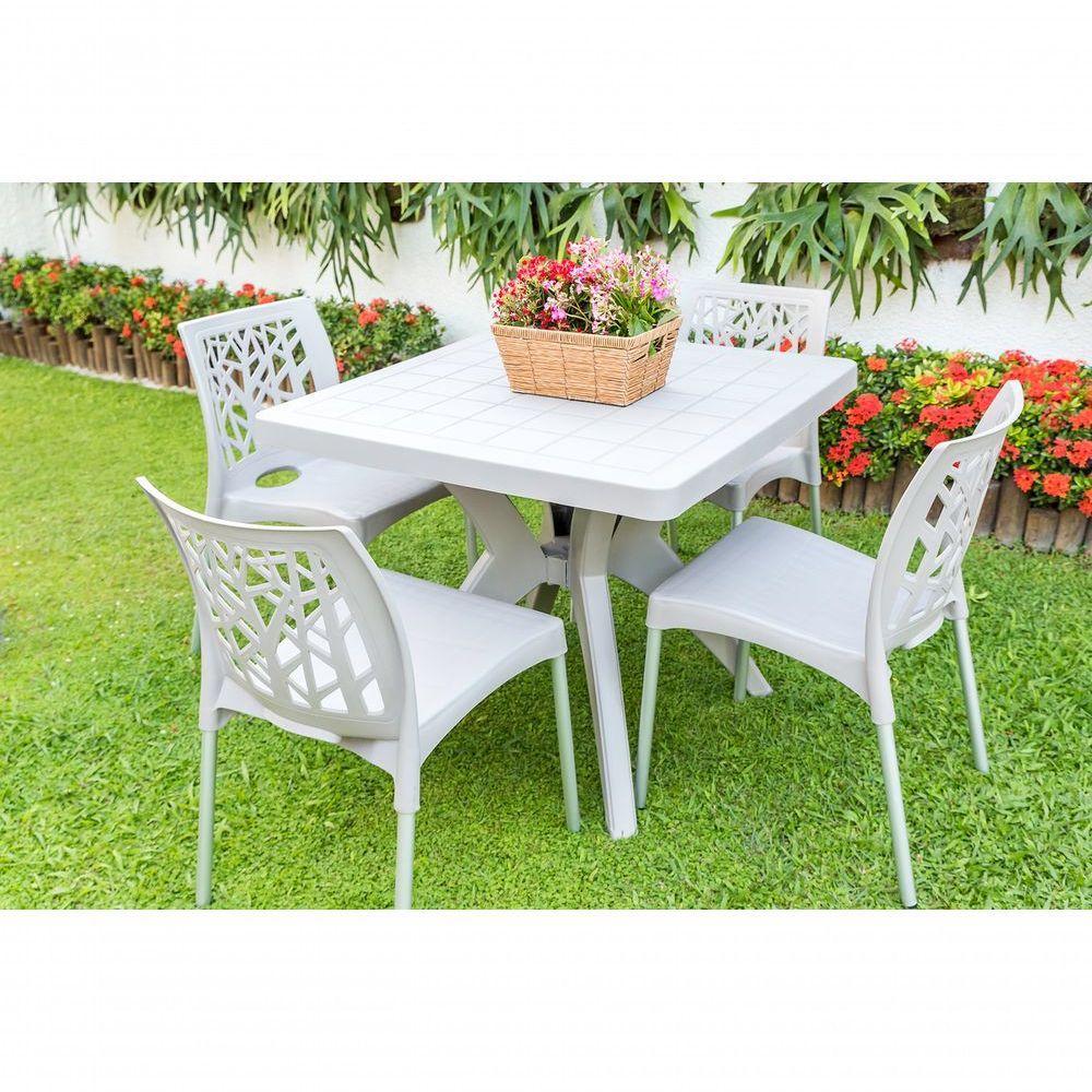 Cadeira Jardim Gourmet Nature De Polipropileno – Tk Branco - 4