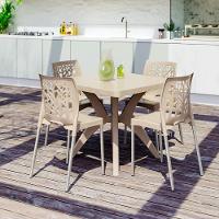 Cadeira Jardim Gourmet Nature De Polipropileno – Tk Natural - 4