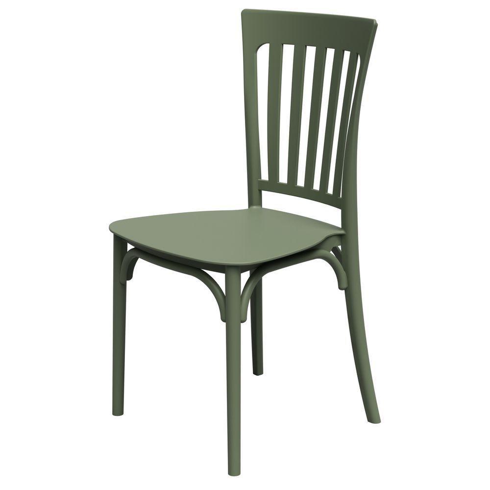 Cadeira Jardim Seven De Polipropileno – Tk Verde - 1
