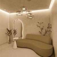 Sofá Curvo 3 Lugares Orgânico Amsterdã 200cm Linho Caramelo- Mabe Magazine - 1