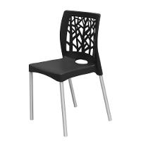 Cadeira Jardim Gourmet Nature De Polipropileno – Tk Preto - 1