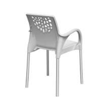 Cadeira Jardim Gourmet Deluxe De Polipropileno - Tk Branco - 3