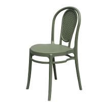 Cadeira Jardim Retro Rattan De Polipropileno – Tk Verde - 1