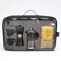 Kit Prensa Francesa + Moinho Vidro + Café 500g + Bolsa - 1