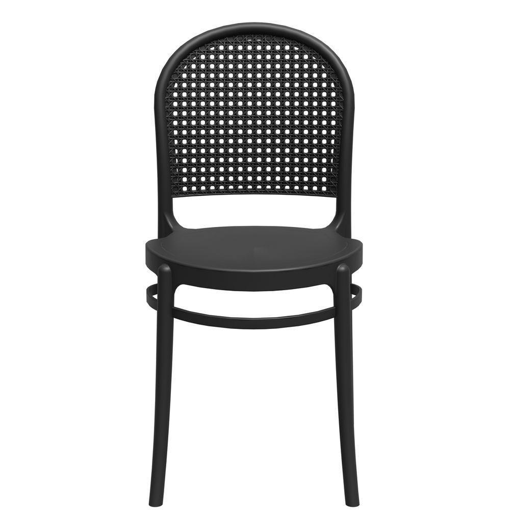 Cadeira Jardim Retro Telinha De Polipropileno – Tk Preto - 2