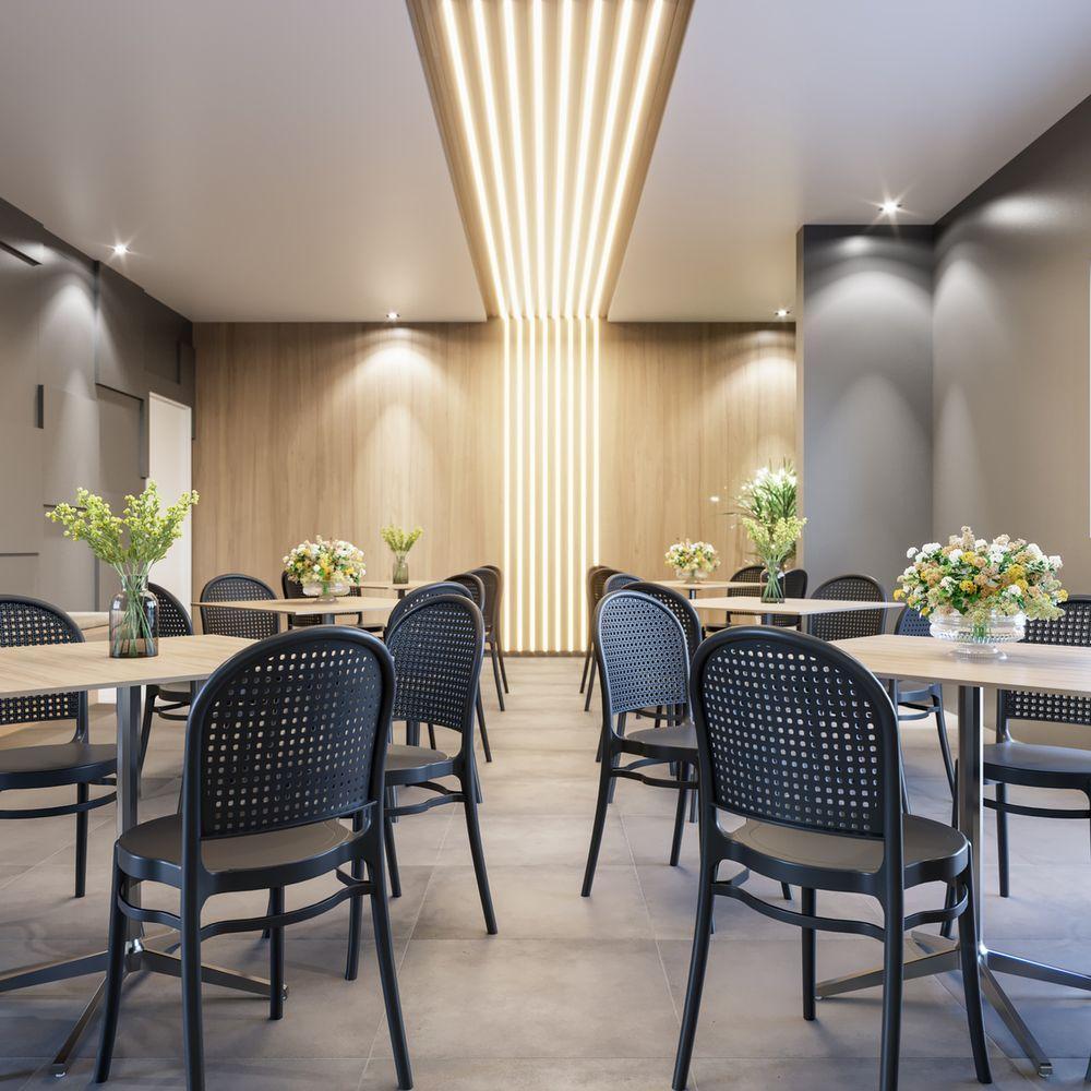 Cadeira Jardim Retro Telinha De Polipropileno – Tk Preto - 4