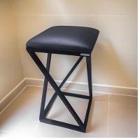 Conjunto 2 Banquetas Baixa Ideal Para Cozinha Bar Area Gourmet Z Preto - 2