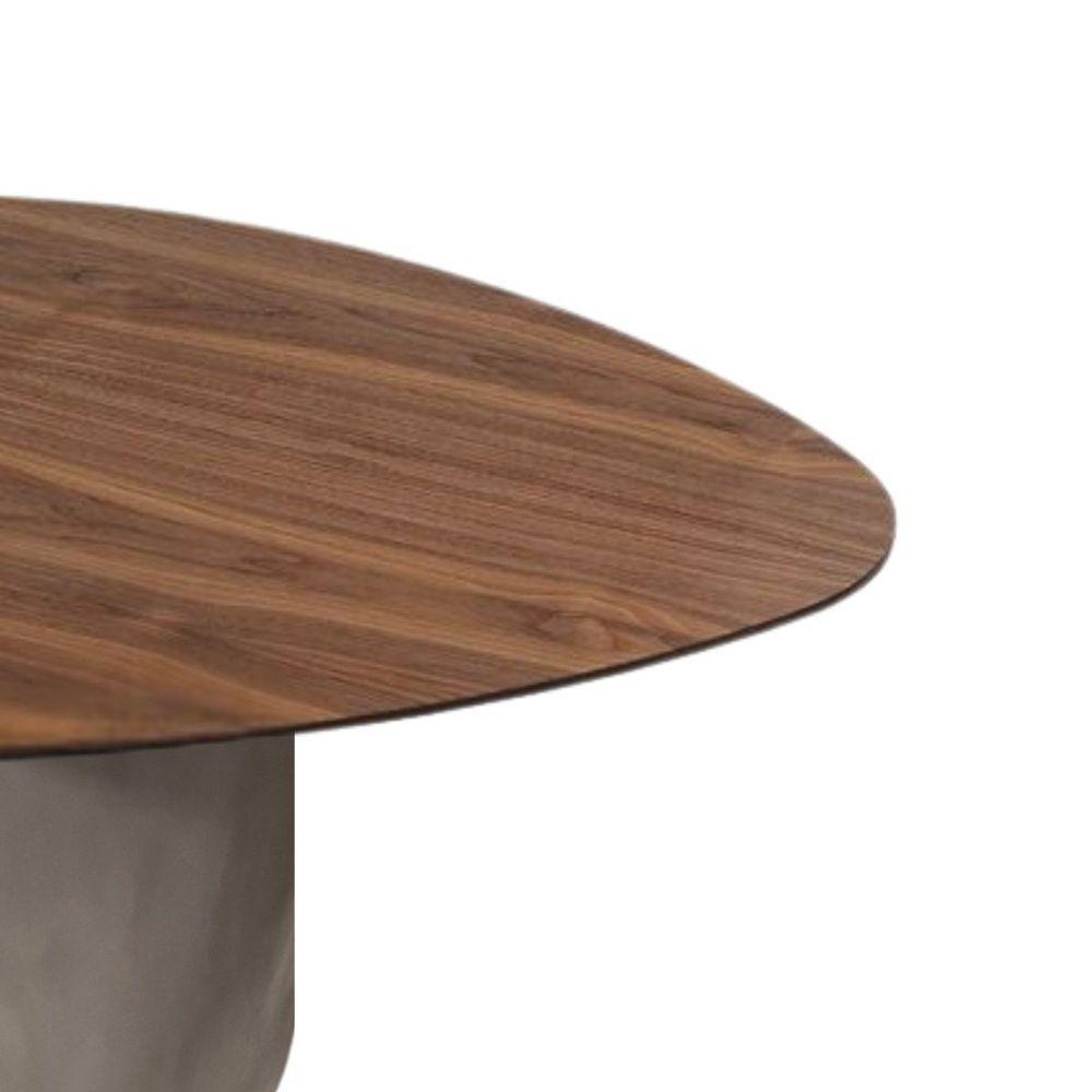 Conjunto De Duas Mesas De Centro Orgânica 100 Cm Mármore E Mdf - 5