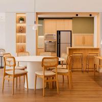 Mesa De Jantar Cone Orgânica Tríon Redonda 140x144 Cm Laca Branca - 3