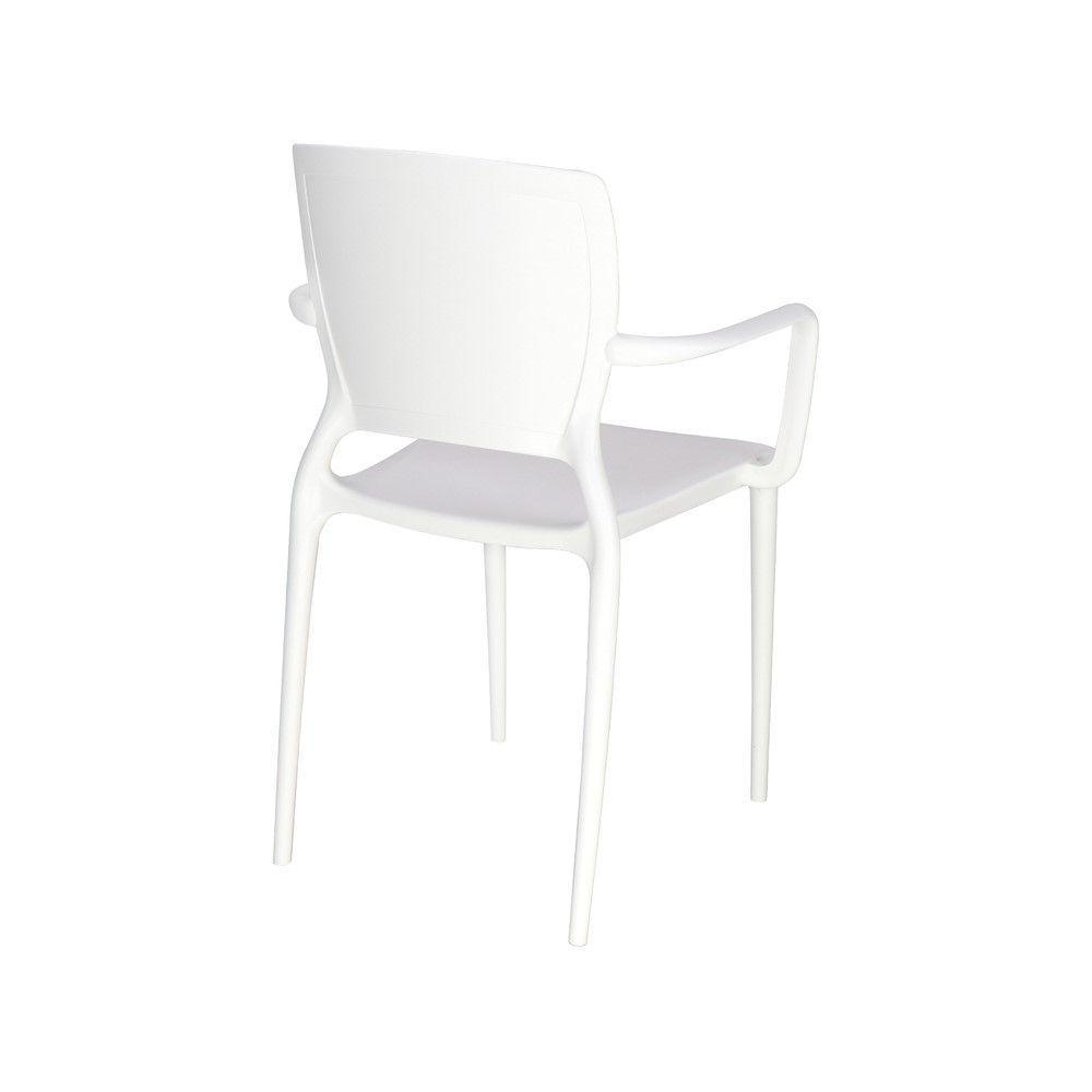Cadeira Sofia Com Braço Branca Encosto Fechado Tramontina 92039/010 - 4