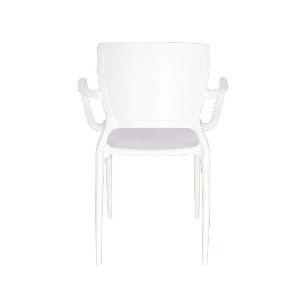 Cadeira Sofia Com Braço Branca Encosto Fechado Tramontina 92039/010 - 5
