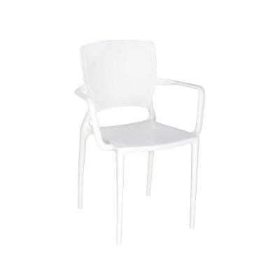 Cadeira Sofia Com Braço Branca Encosto Fechado Tramontina 92039/010