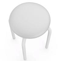 Banqueta Cozinha Baixa Empilhável Industrial Kit 2 Jully D03 - D'rossi Branco - 6