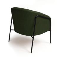 Poltrona Sala Industrial Alta Preto Kit 2 Stella Sintético Pu Verde D03 - D'rossi - 6