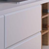 Rack Para Sala Bancada De Tv 70 Pol 180cm Cinthia C04 - D'rossi Cor Preto Fosco E Noce Milano - 8