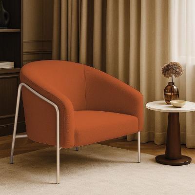 Poltrona Sala Industrial Alta Champanhe Stella Bouclê D03 - D'rossi Cor Terra