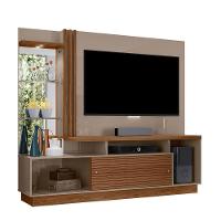 Estante De Tv 60 Pol 200cm Sala De Estar Lumari Fendi-naturale M20 - D'rossi - 2