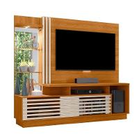 Estante De Tv 60 Pol 200cm Sala De Estar Lumari M20 - D'rossi Fendi E Naturale - 2