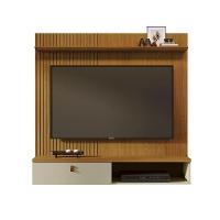 Painel Tv 55 Pol 141cm Bancada Suspensa Para Sala Seluna M20 - D'rossi Cor Cumaru E Opala - 2