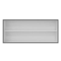 Kit 02 Armários De Cozinha Aéreo Andréia 120cm 3 Portas Cinza Escuro - Abmaza - 3