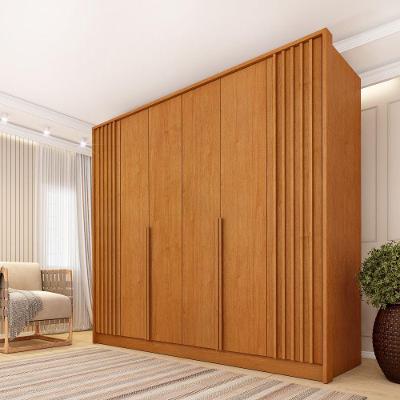 Roupeiro Guarani Ripado 6 Portas Tcil Cinamomo