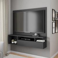 Painel Tv 55 Pol 136cm Bancada Suspensa Sala Layanne C01 - D'rossi Cor Preto - 5